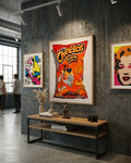 Cheetos — montaje de la obra en una estancia