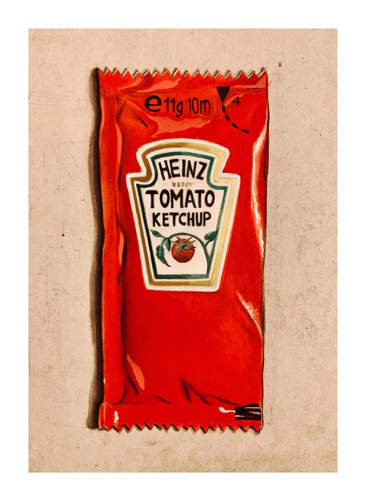 Ketchup — obra de Antonio Valenzuela, 100 × 70 cm