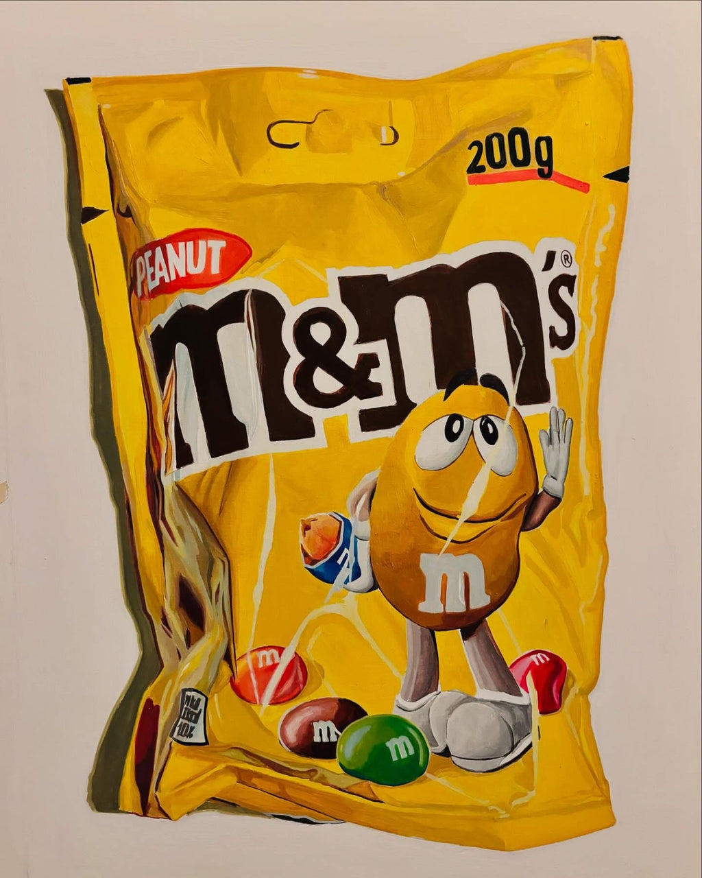 M&M — imagen de referencia de la obra original