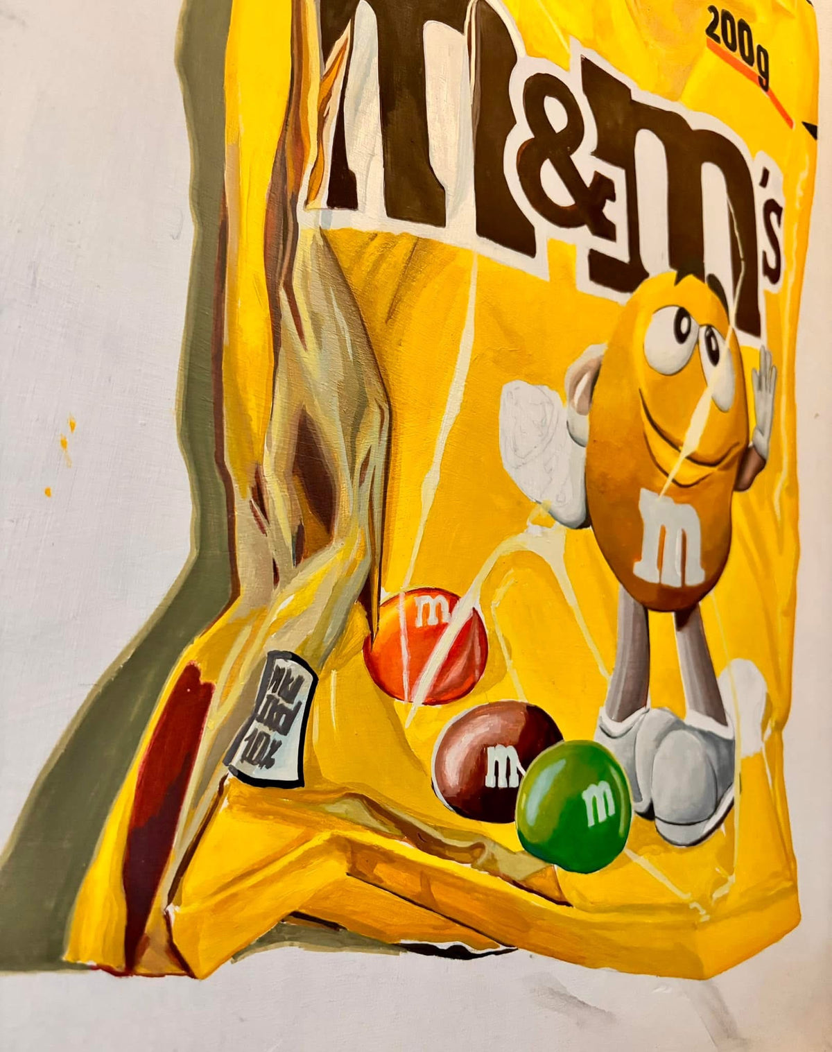 M&M — imagen de referencia de la obra original