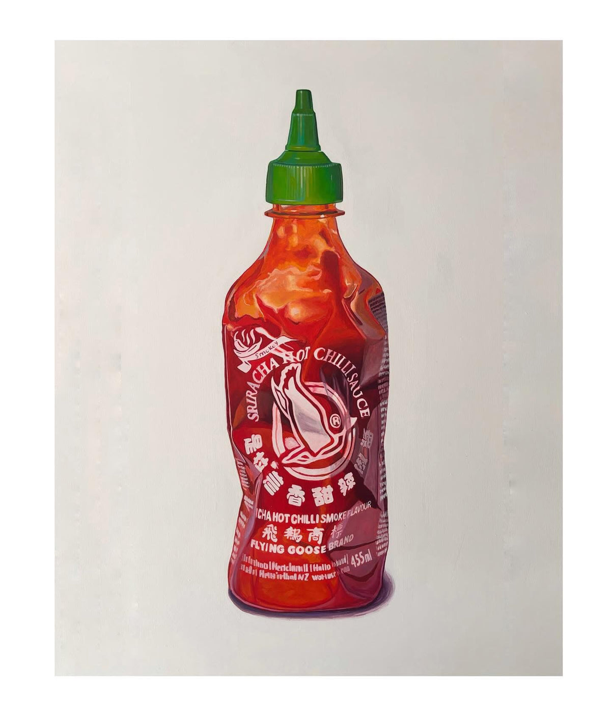 Sriracha — fotografía de la obra original de Antonio Valenzuela