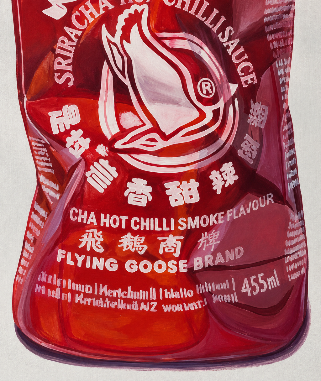Sriracha — vista de detalle ilustrativa generada